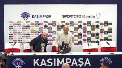 Kasımpaşa-Fenerbahçe maçının ardından - Mustafa Denizli - İSTANBUL