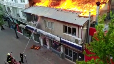 cati kati - Kahramanmaraş'ta yangın Videosu