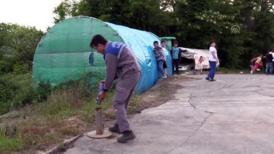 ses bombasi - Ramazan topu yerine ses bombası - BARTIN Videosu