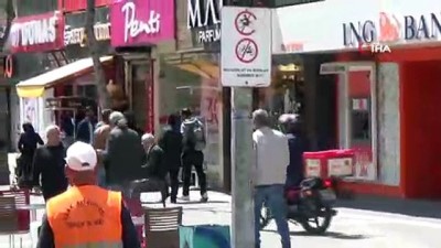 kapali alan -  Uşak’ta trafiğe kapalı caddede motor sürücüleri cirit atıyor  Videosu