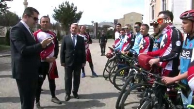 bisiklet -  Samsun’dan yola çıkan bisikletçiler Erzurum’a ulaştı  Videosu