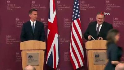  - ABD Dışişleri Bakanı Pompeo, İngiliz Mevkidaşı Hunt İle Bir Araya Geldi
- Hunt: 'İngiltere, İran İle Anlaşmaya Bağlı Kalacak'