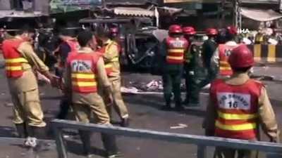 saldiri -  - Pakistan'da patlama anı görüntüsü  Videosu