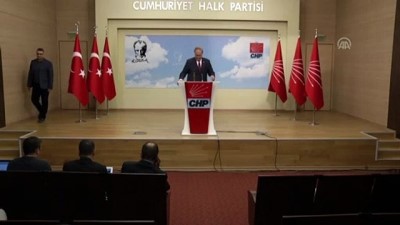 CHP Parti Sözcüsü Öztrak: 'Yeniden belirsizlik ortamına geri döndük' - ANKARA 