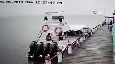 luks tekne -  - Yakıt Tankı Yanında Kaynak Yaptı, Lüks Tekne Havaya Uçtu  Videosu