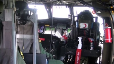  Jandarma Bodrum’da helikopterle trafik uygulaması yaptı