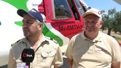 modifiye -  Kazdağları’nda Ateş kuşları göreve başladı...Mi-8MTV-1 tipi yangın ve arama kurtarma helikopteri olası orman yangınlarına müdahale edecek  Videosu