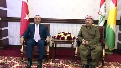  - Bakan Çavuşoğlu, Mesud Barzani ile görüştü