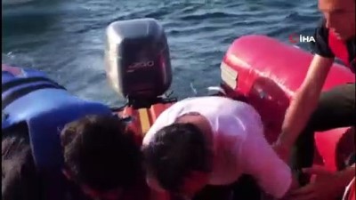  Boğazda denize düşen bir kişi kurtarıldı
