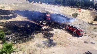 cephane -  Hatay’da cephanelik çevresinde yangın Videosu