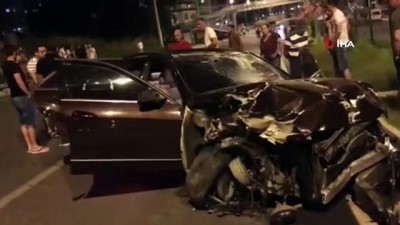 onarim calismasi -  Kazada ölümden dönen sürücü, otomobili bırakıp kaçtı  Videosu