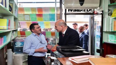  İçişleri Bakanı Süleyman Soylu, Serhend Kitapevi'ni ziyaret etti