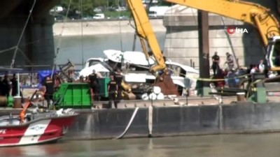  - Tuna Nehri'nde Batan Teknenin Enkazı Çıkarıldı