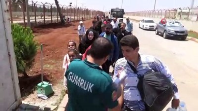  Bayramı ülkelerinde geçiren 20 bin Suriyeliden 2 bini Türkiye’ye döndü 