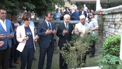 belediye encumeni -  CHP Lideri Kılıçdaroğlu ve Ekrem İmamoğlu Hızır Bey’in kabrini ziyaret etti  Videosu