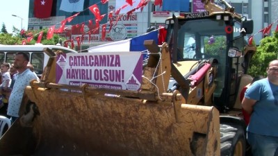 damperli kamyon -  İETT VE İSKİ’den Çatalca Belediyesi'ne araç yardımı Videosu