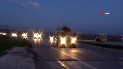 askeri arac -  Suriye sınırına askeri araç takviyesi  Videosu