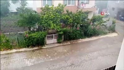yagis uyarisi -  Tekirdağ'da PTT binasını su bastı  Videosu