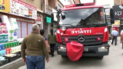  Ambalaj ürünleri bulunan depodaki yangın korkuttu