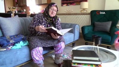  85 yaşındaki Hatice Nine yazdığı bin 300 şiirin kitaplaştırılmasını istiyor