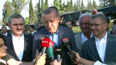  - Cumhurbaşkanı Erdoğan Nakkaştepe Millet Bahçesi’ni gezdi