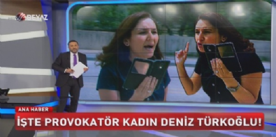 mansur yavas - İşte provokatör kadın Deniz Türkoğlu! Videosu