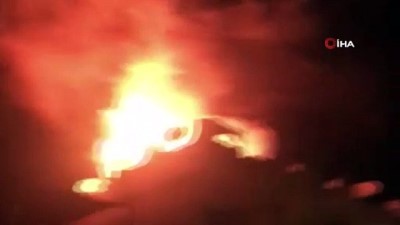  İzmir Seferihisar'da çıkan yangın paniğe neden oldu