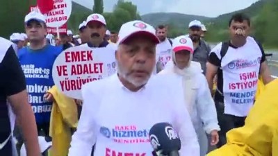 kadin isci - Mahmut Arslan: 'Yürüyüşümüz mücadelemizin bir parçası, sonu değil' - ANKARA Videosu