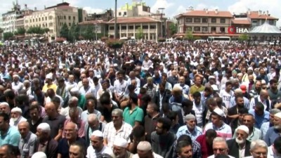 giyabi cenaze namazi -  - Konya’da Mursi için gıyabi cenaze namazı kılındı Videosu