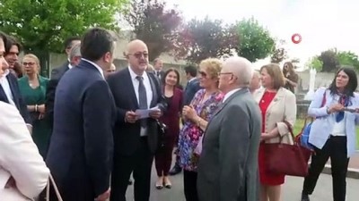 mezar taslari -  - Osmanlı şehzadelerinin Paris’teki mezarları yenilendi  Videosu