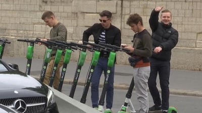 baskent - Video | Paris'te elektrikli scooter 'istilasına' belediye savaş açtı Videosu