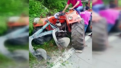 yasli adam -  Yaşlı adam devrilen traktörün altında kaldı: 1 ölü  Videosu