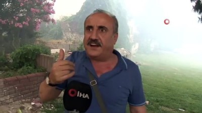 mustafapasa -  Fatih'te tadilatta olan iki katlı evde yangın çıktı Videosu