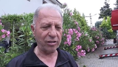 siddetli yagis - Yıldırım isabet eden binada yangın çıktı - YALOVA Videosu