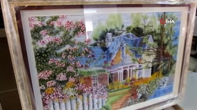 siyer -  Burhaniye’de iplerle yapılan tablolar ilgi gördü Videosu