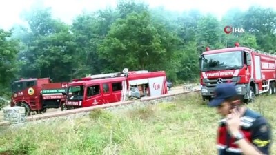 kismi felc -  Çekmeköy’de felçli vatandaşın evinde çıkan yangın havadan görüntülendi Videosu