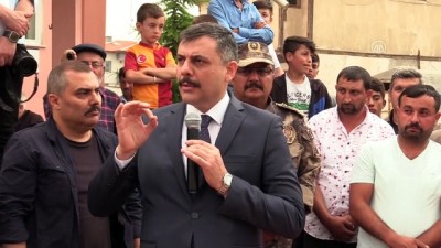 Çorum'daki köylülerin oturma eylemi - Vali Mustafa Çiftçi