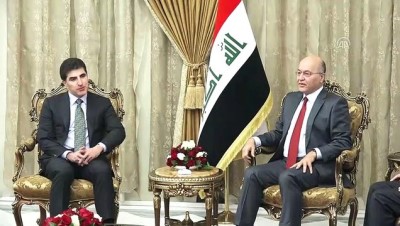 mehdi - Neçirvan Barzani IKBY Başkanı seçildikten sonra ilk kez Bağdat'ta Videosu