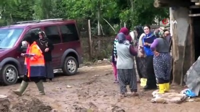 asiri yagis -  Yavaşlar köyünde aşırı yağış su taşkını ve sele neden oldu Videosu