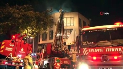 kisla -  Fatih’te bir iş hanında yangın  Videosu