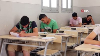 lise ogrencisi -  - Halep’te 5 Bin Öğrenci Lise Sınavına Girdi Videosu