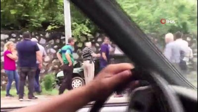 trafik kazasi -  Karabük’te trafik kazası : biri ağır 3 yaralı Videosu