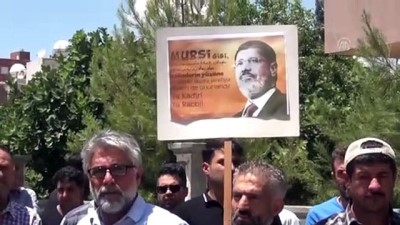 basin aciklamasi - Mursi için Midyat'ta gıyabi cenaze namazı - MARDİN Videosu