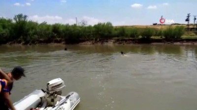 dalgic polis -  Nehirde kaybolan genci balık adamlar arıyor Videosu