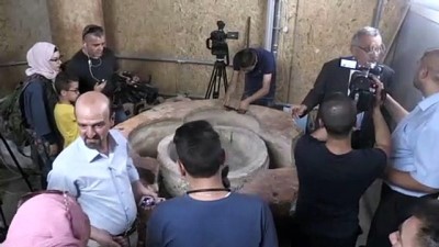 basin aciklamasi - Batı Şeria'daki Doğuş Kilisesi'nde taş vaftiz teknesi bulundu - BEYTÜLLAHİM Videosu