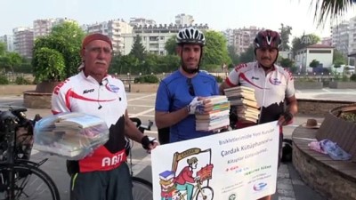 kutuphane - Bisikletle 310 kilometre kitap taşıyacaklar - ADANA  Videosu