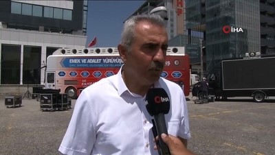 yagmurlu -  'Emek ve Adalet Yürüyüşü' son gününde  Videosu