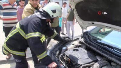 kadin surucu -  Araca sıkışan kediye 'playback' kurtarma  Videosu