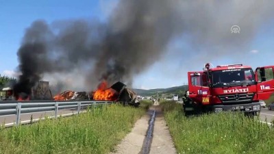 Anadolu Otoyolu'ndaki trafik kazası ulaşımı aksattı - BOLU