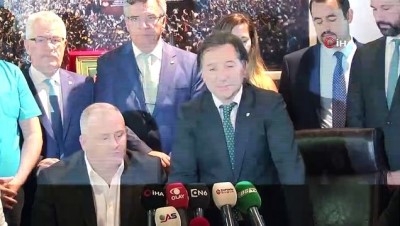 genel kurul - Bursaspor'da Başkan Mesut Mestan ve yeni yönetim mazbatasını aldı  Videosu